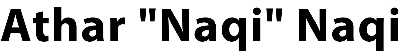 Athar "Naqi" Naqi